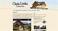 Desktop Screenshot of chatalenka.cz
